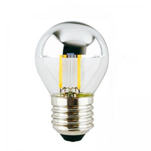 Ampoule Sphérique G45 Filament LED Calotte Bronze 4W E14 2700K